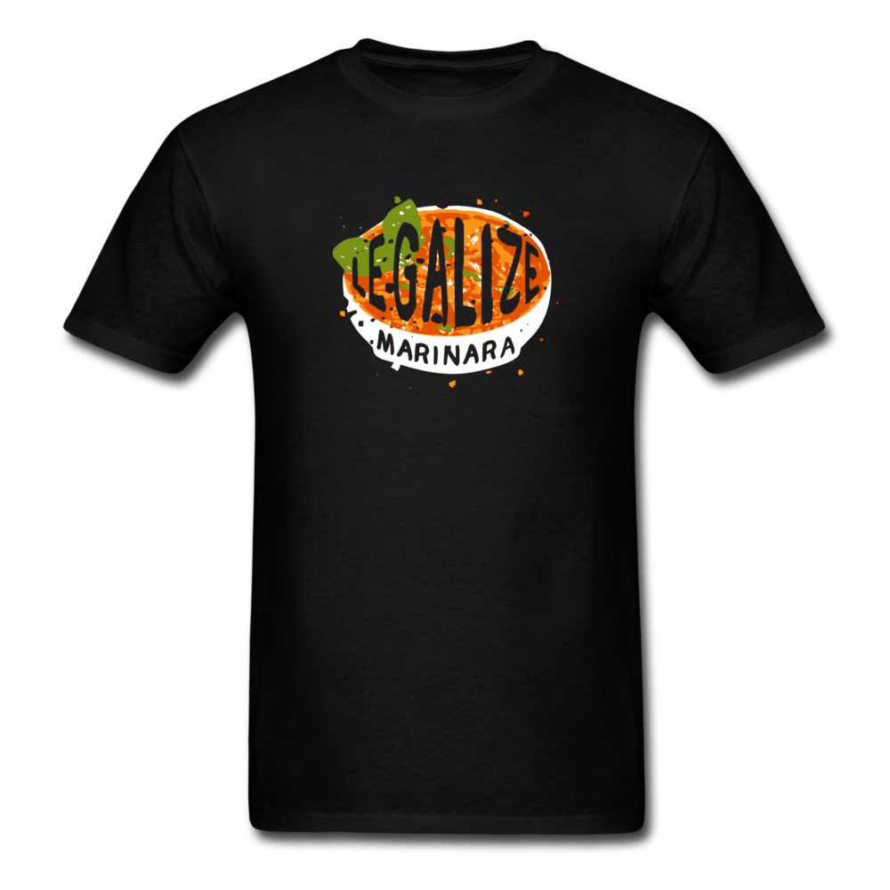 Legalize marinara Italians T-shirt - black