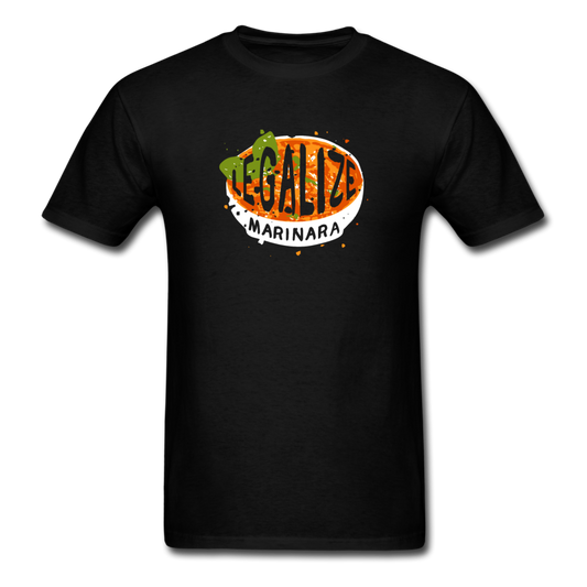 Legalize marinara Italians T-shirt - black