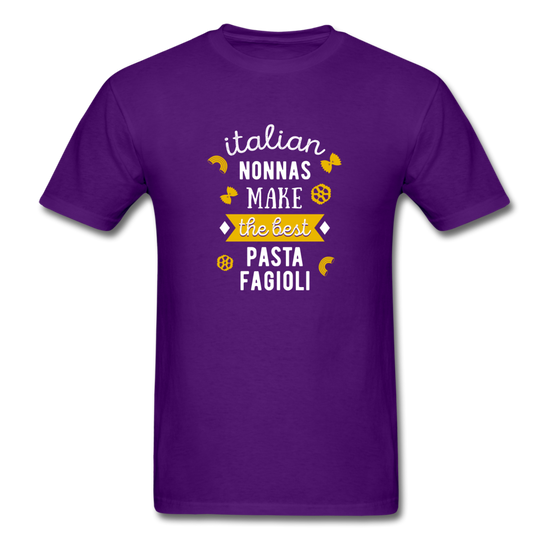 Italian nonnas make the best pasta fagioli T-shirt - purple