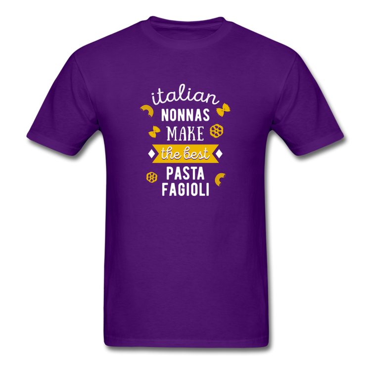 Italian nonnas make the best pasta fagioli T-shirt - purple