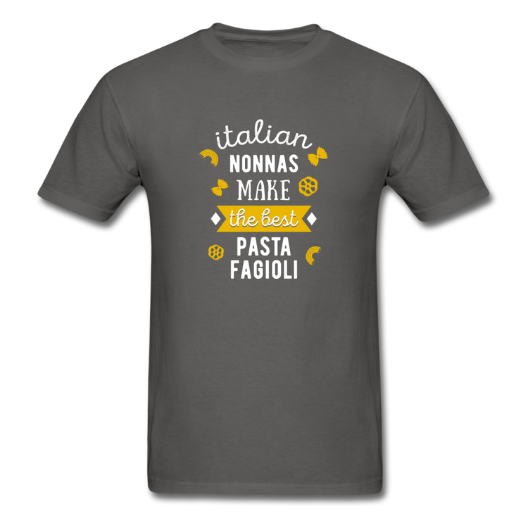 Italian nonnas make the best pasta fagioli T-shirt - charcoal