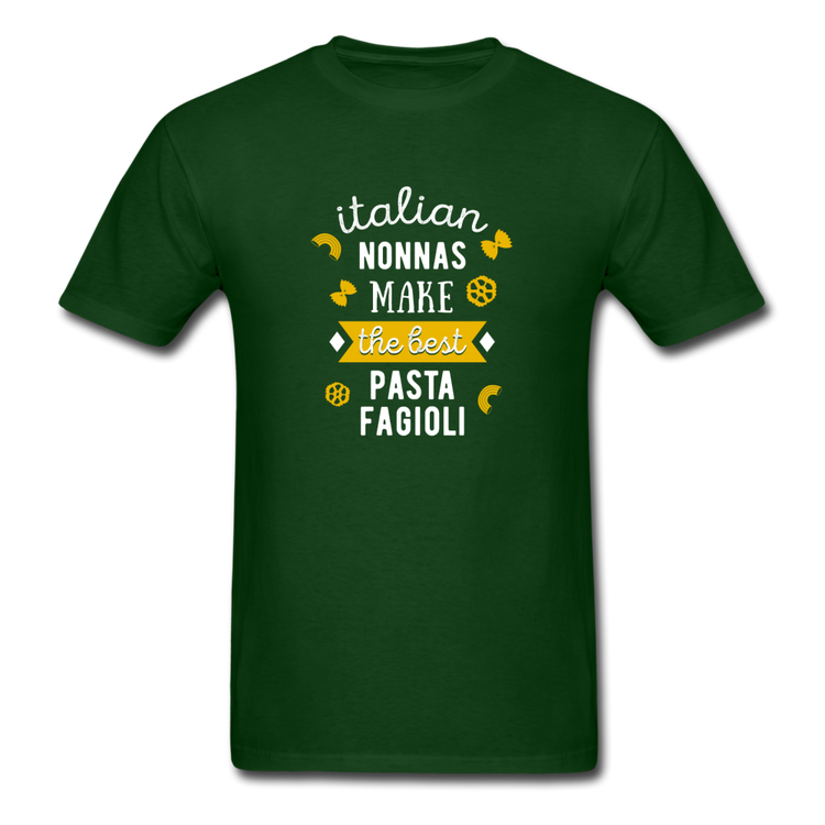 Italian nonnas make the best pasta fagioli T-shirt - forest green