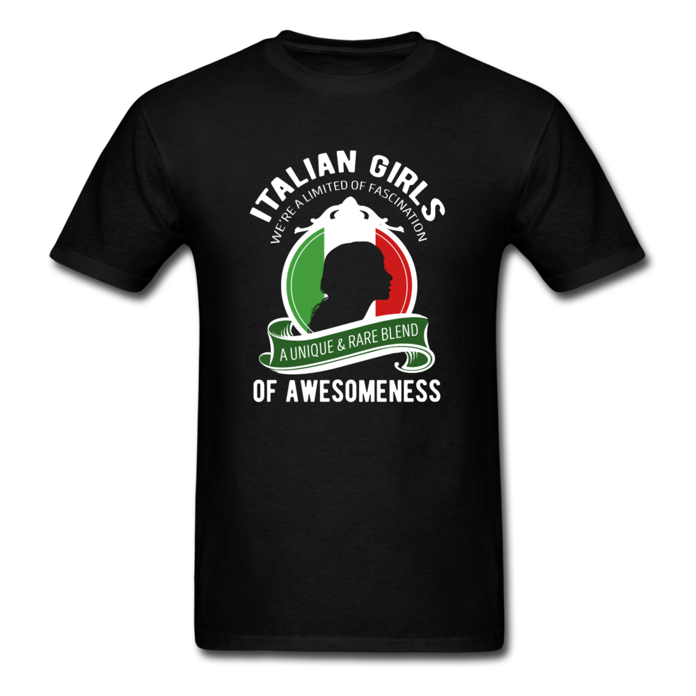 Italian Girls a unique & rare blend T-shirt - black