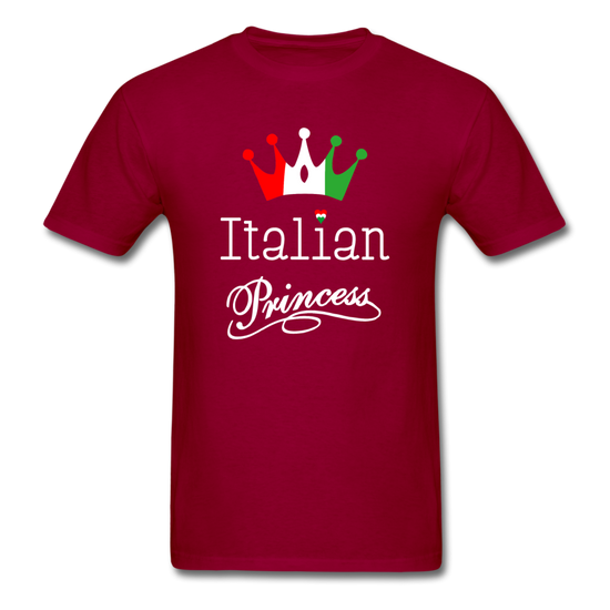 Italian Princes T-shirt - dark red