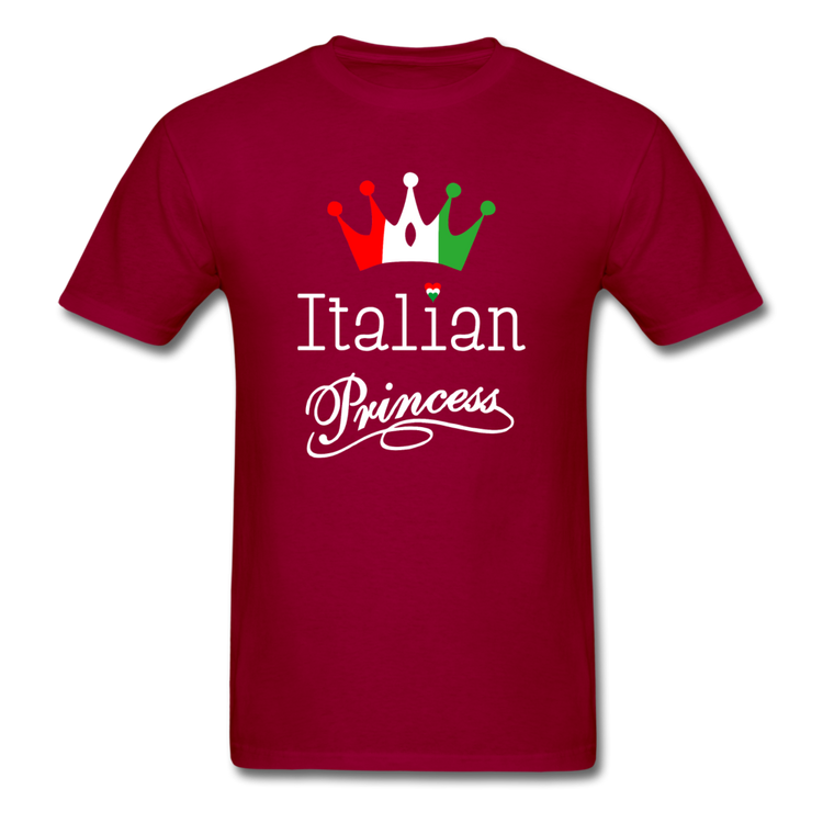 Italian Princes T-shirt - dark red