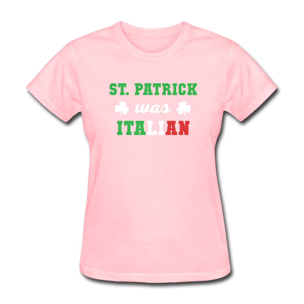 St.Patrick was Italian Women's T-Shirt - pink