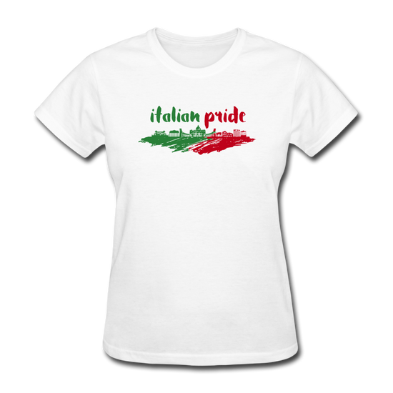 Italian Pride Women's T-Shirt - white