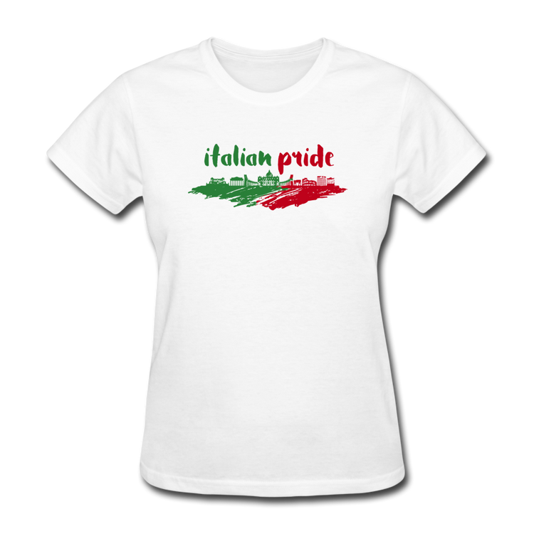 Italian Pride Women's T-Shirt - white