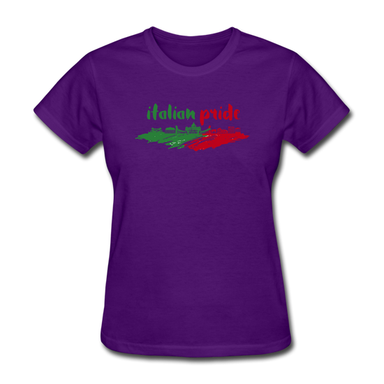 Italian Pride Women's T-Shirt - purple