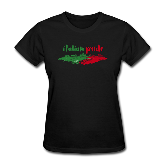 Italian Pride Women's T-Shirt - black