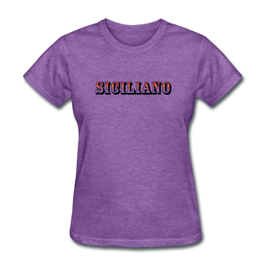 Siciliano Women's T-Shirt - purple heather