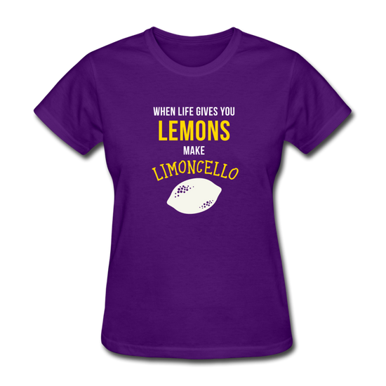 When life gives you lemons make Limoncello Women's T-Shirt - purple