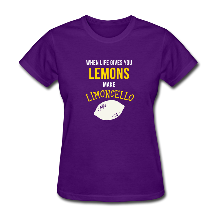 When life gives you lemons make Limoncello Women's T-Shirt - purple