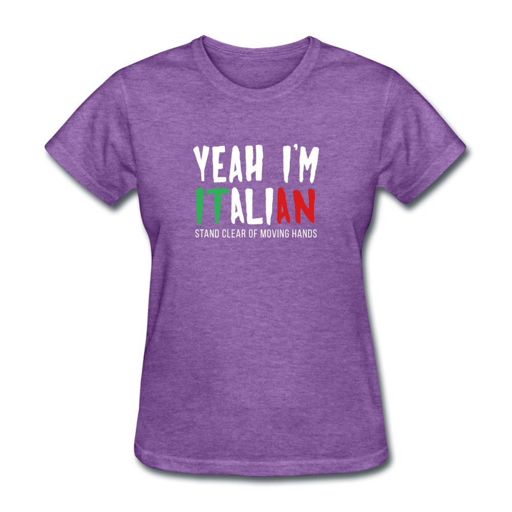 Yeah I'm Italian Women's T-Shirt - black