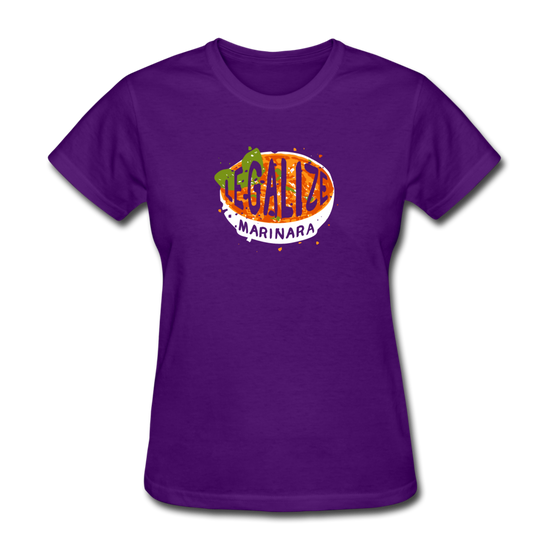 Legalize marinara Italians Women's T-Shirt - purple