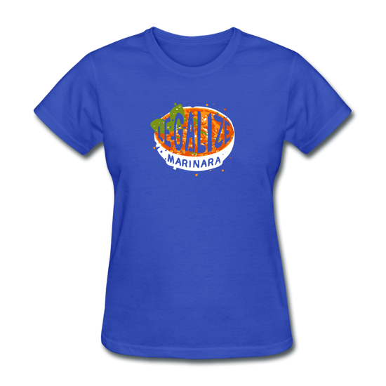 Legalize marinara Italians Women's T-Shirt - royal blue