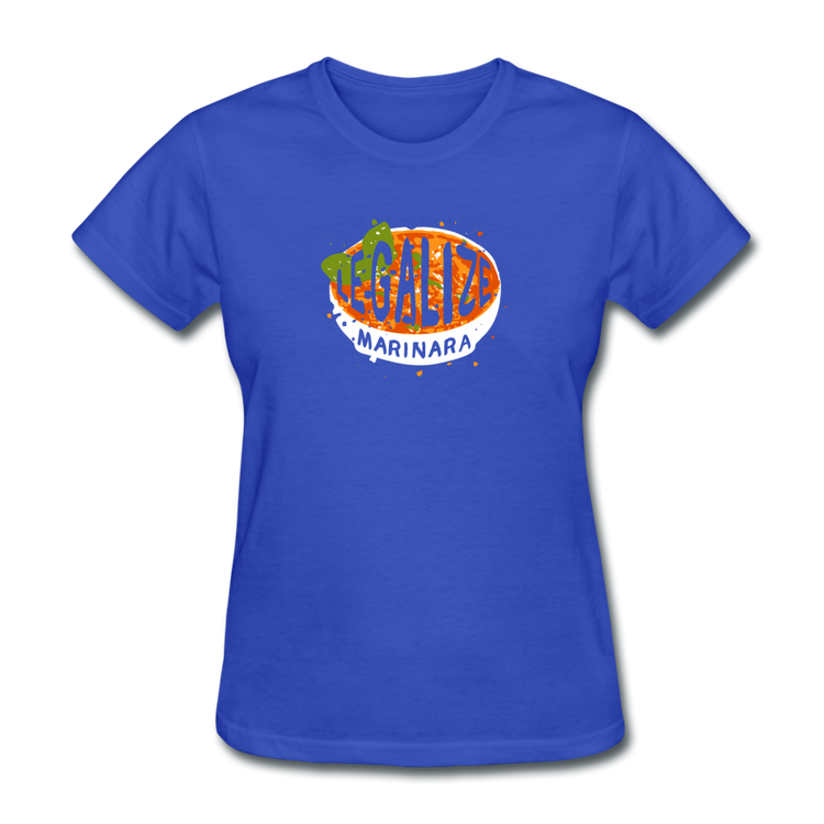 Legalize marinara Italians Women's T-Shirt - royal blue