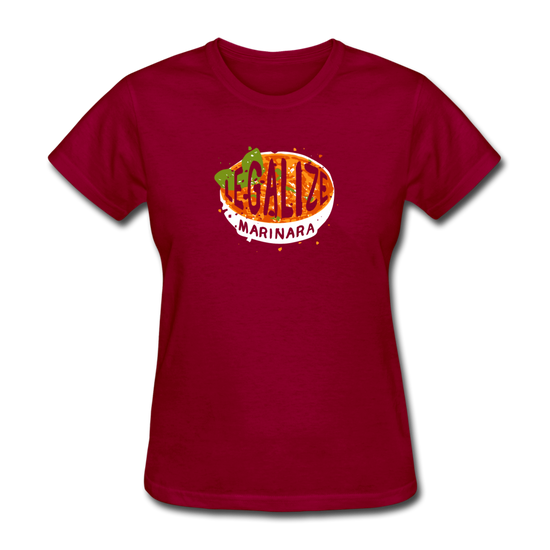 Legalize marinara Italians Women's T-Shirt - dark red