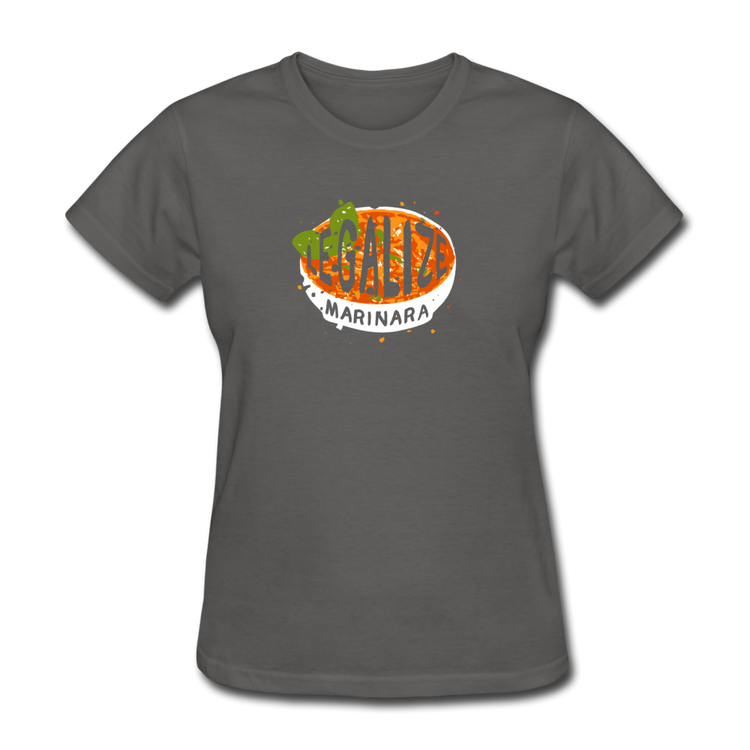 Legalize marinara Italians Women's T-Shirt - charcoal