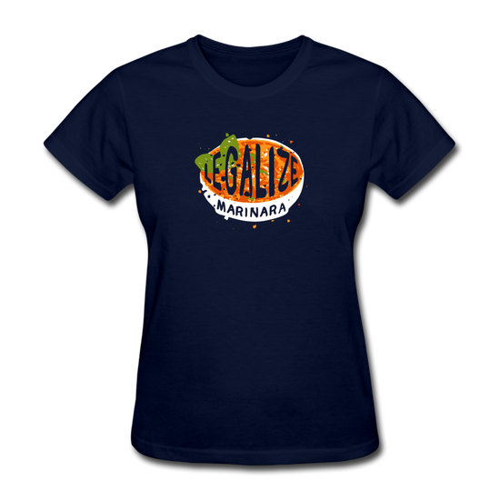 Legalize marinara Italians Women's T-Shirt - navy