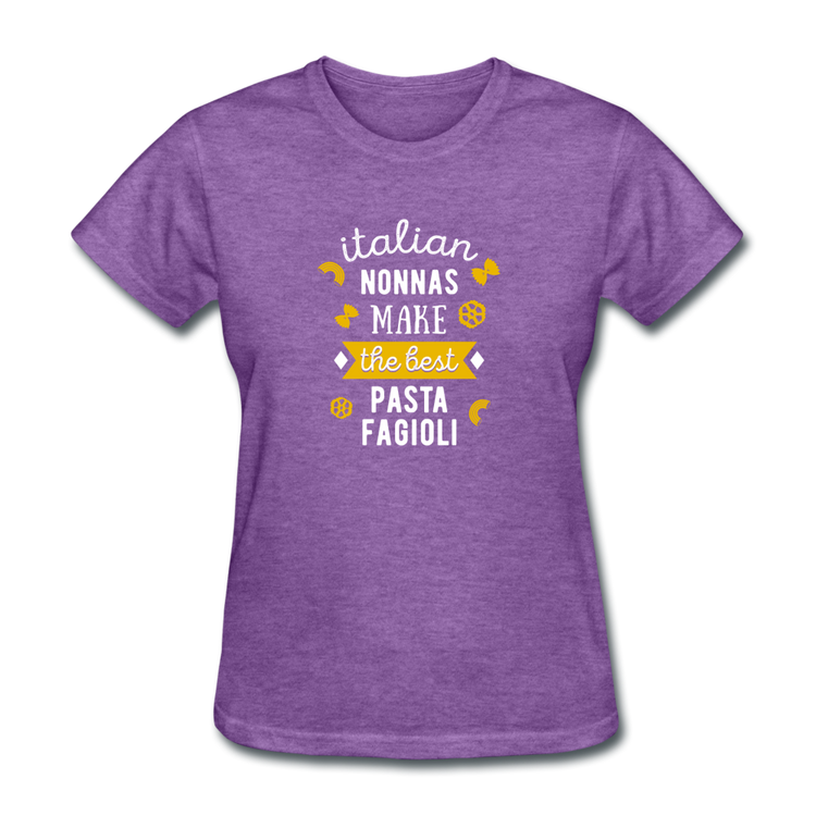 Italian nonnas make the best pasta fagioli Women's T-Shirt - purple heather