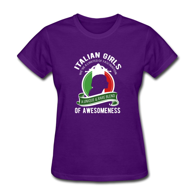 Italian Girls a unique & rare blend Women's T-Shirt - purple