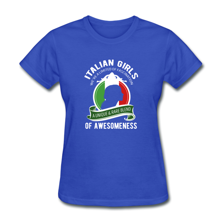 Italian Girls a unique & rare blend Women's T-Shirt - royal blue