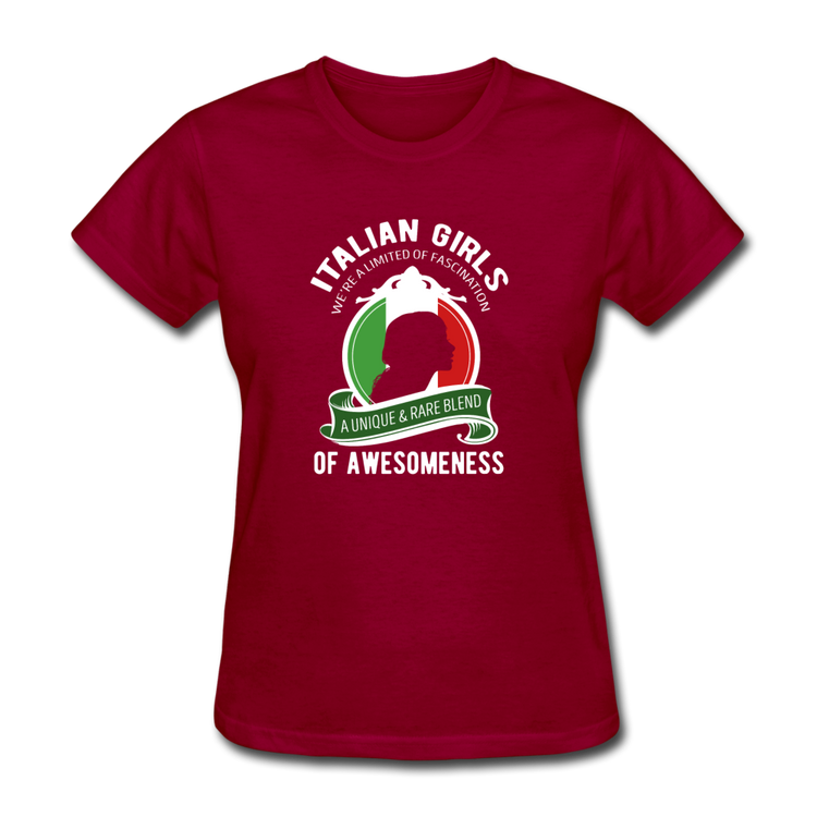 Italian Girls a unique & rare blend Women's T-Shirt - dark red