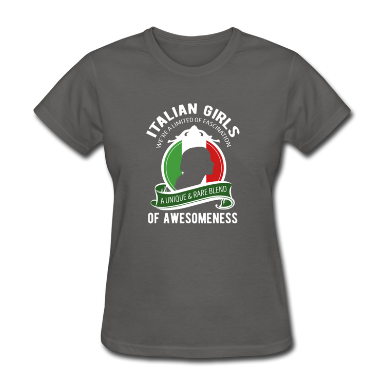 Italian Girls a unique & rare blend Women's T-Shirt - charcoal