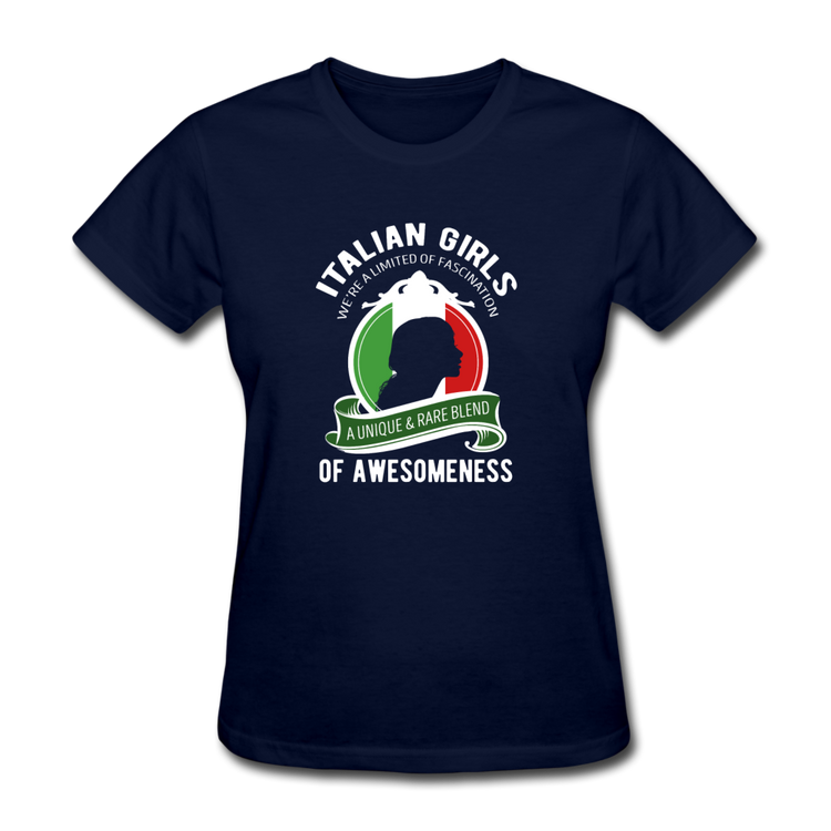 Italian Girls a unique & rare blend Women's T-Shirt - navy