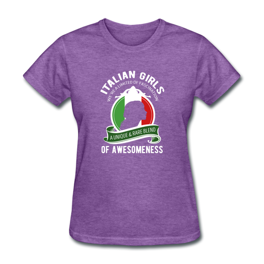 Italian Girls a unique & rare blend Women's T-Shirt - purple heather