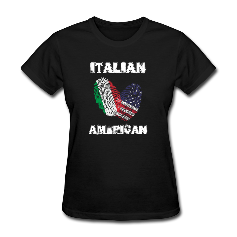 Italian American Women's T-Shirt - black