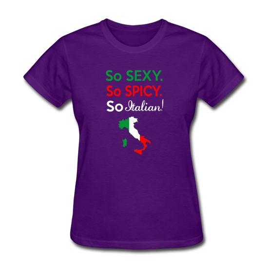 So sexy, So Italian Women's T-Shirt - purple