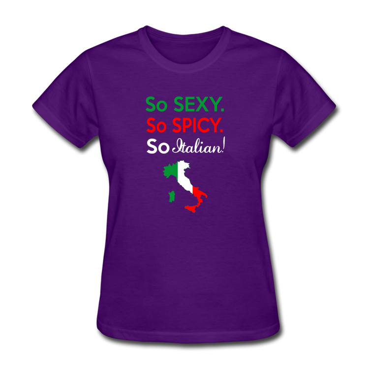 So sexy, So Italian Women's T-Shirt - purple