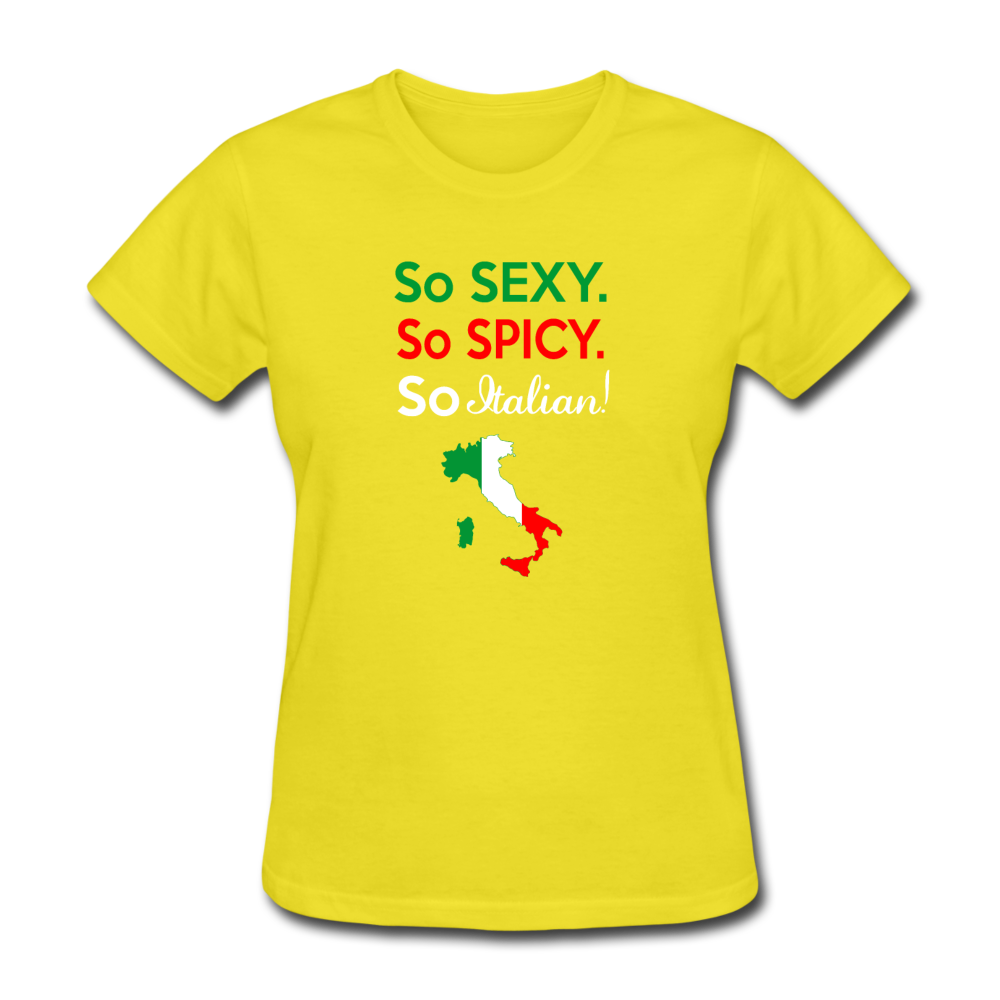 So sexy, So Italian Women's T-Shirt - yellow