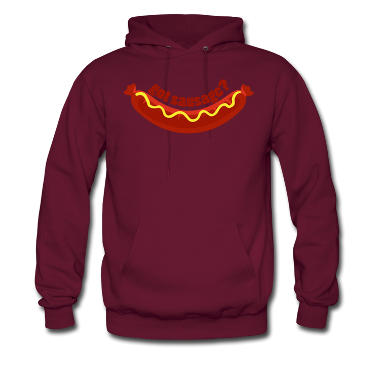 Got Sausage? Unisex Hoodie - burgundy