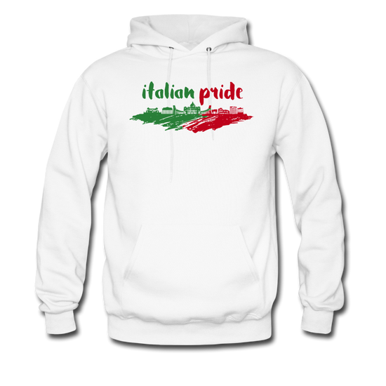 Italian Pride Unisex Hoodie - white