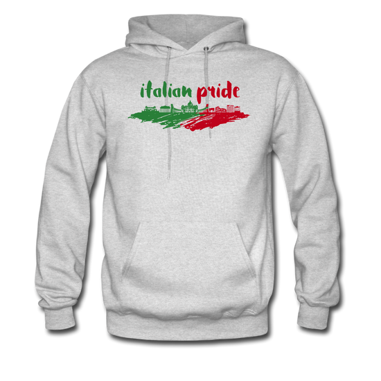 Italian Pride Unisex Hoodie - ash