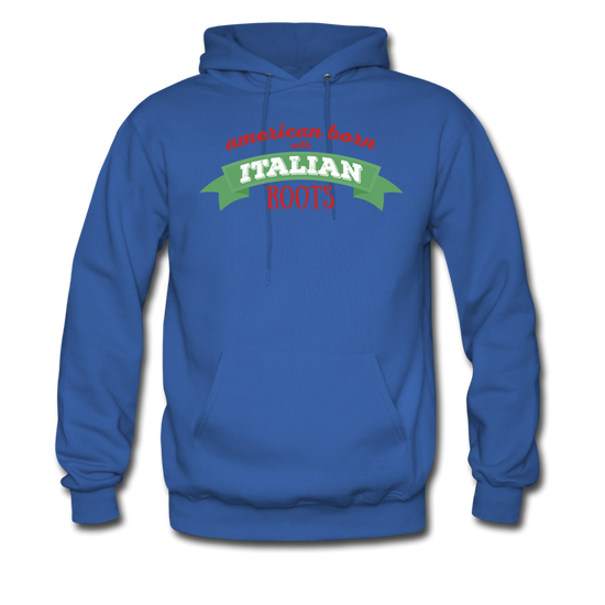 American born with Italian roots Unisex Hoodie - royal blue