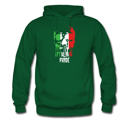 Italian Pride Unisex Hoodie - forest green