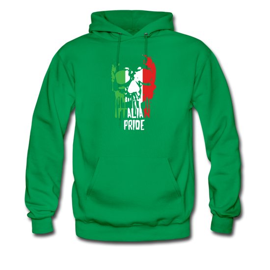 Italian Pride Unisex Hoodie - kelly green