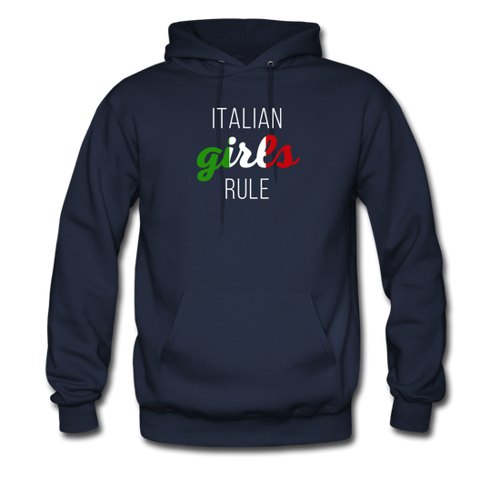 Italian girls rule Unisex Hoodie - navy