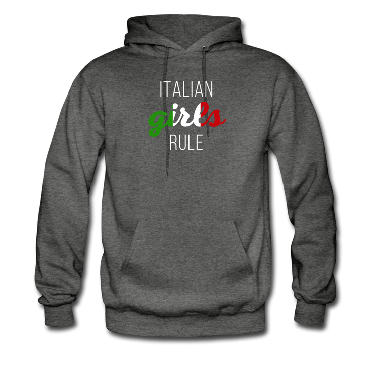 Italian girls rule Unisex Hoodie - charcoal gray