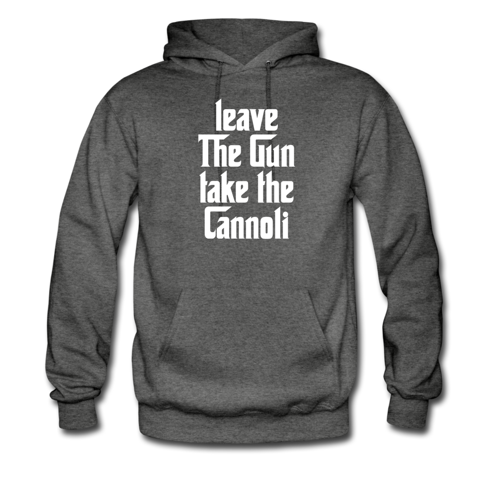 Leave The Gun Take The Cannolis Unisex Hoodie - charcoal gray