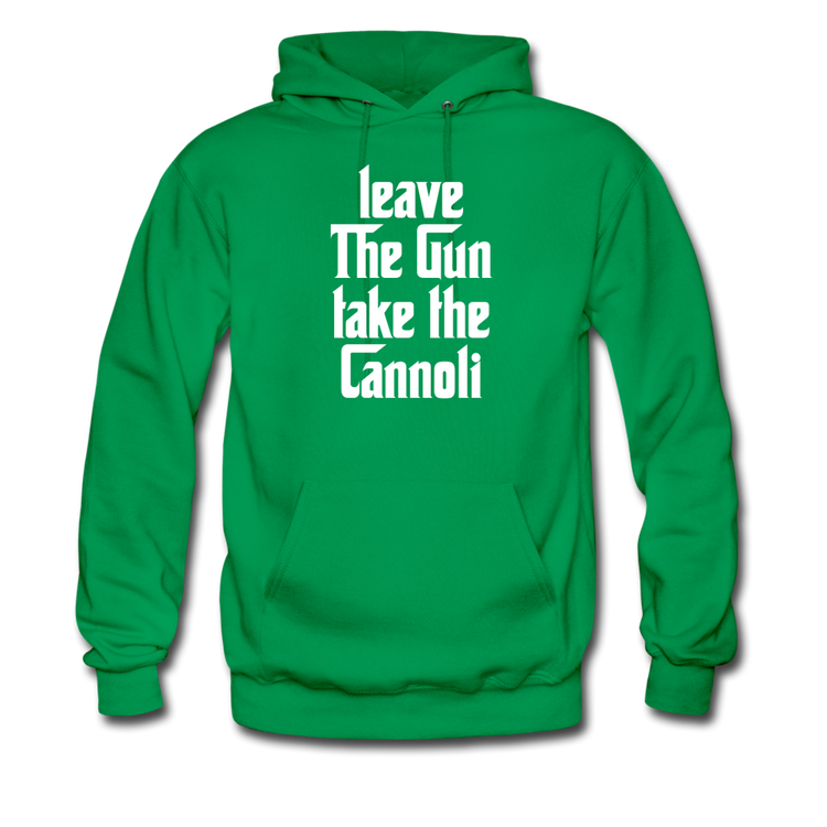 Leave The Gun Take The Cannolis Unisex Hoodie - kelly green