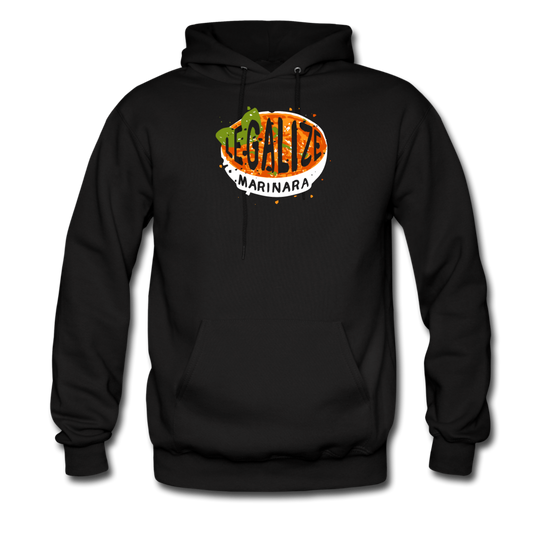 Legalize marinara Italians Unisex Hoodie - black