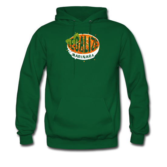 Legalize marinara Italians Unisex Hoodie - forest green