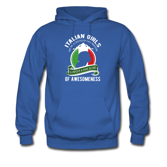 Italian Girls a unique & rare blend Unisex Hoodie - royal blue