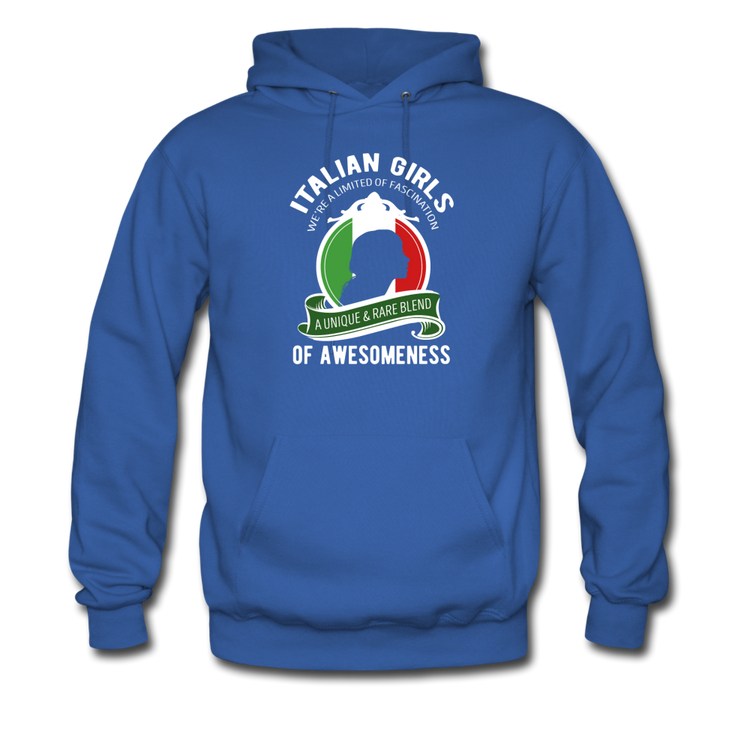 Italian Girls a unique & rare blend Unisex Hoodie - royal blue