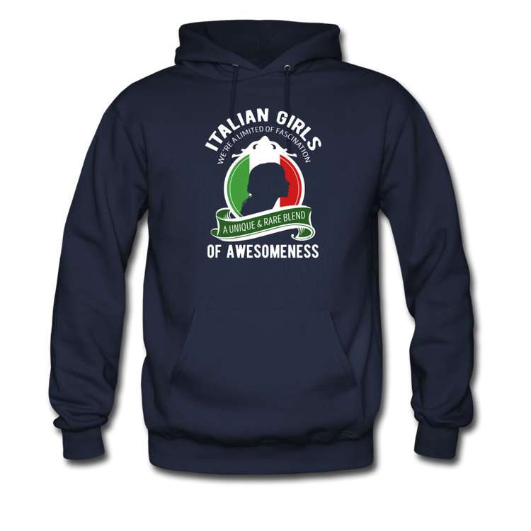 Italian Girls a unique & rare blend Unisex Hoodie - navy